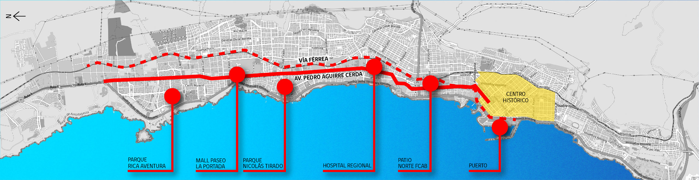 Transporte Publico Masivo Antofagasta Vista Principal